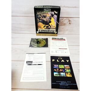 Janes Combat Sims AH-64D Longbow: Limited Edition CD-ROM Classics (PC, 1997) CIB